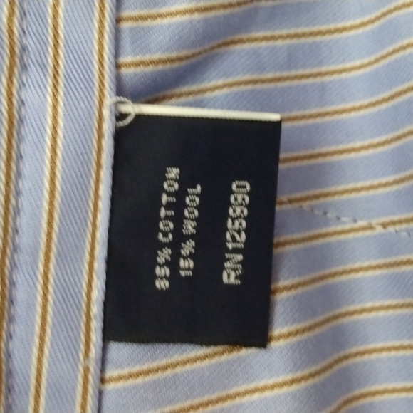 NWT Faconnable Brown Cotton/Wool Pants 36 - 31.5 - Picture 10 of 14